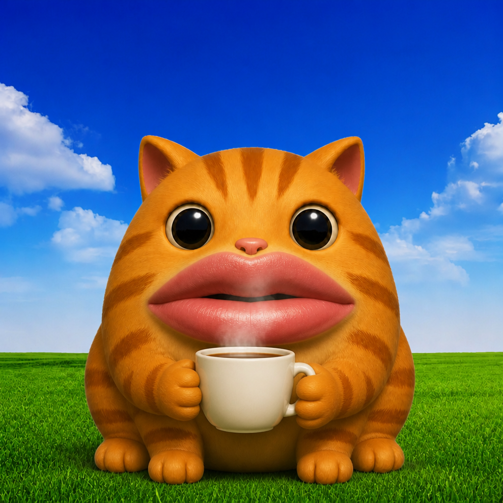 corf with morning coffee
