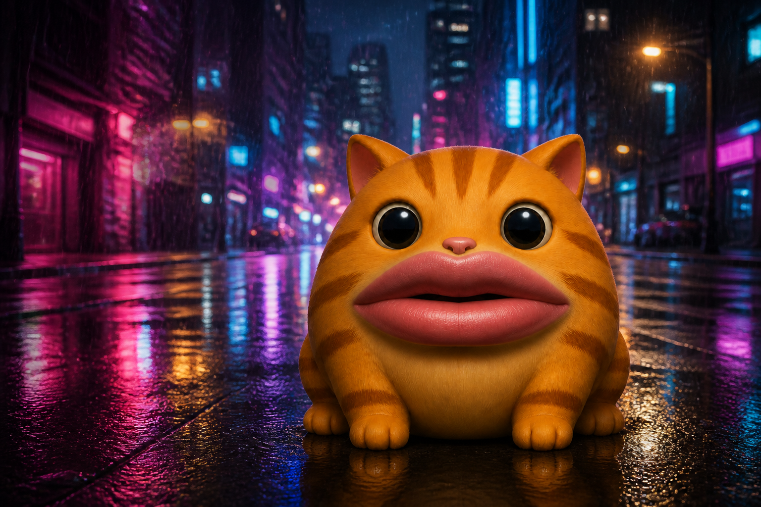 corf in the neon rain